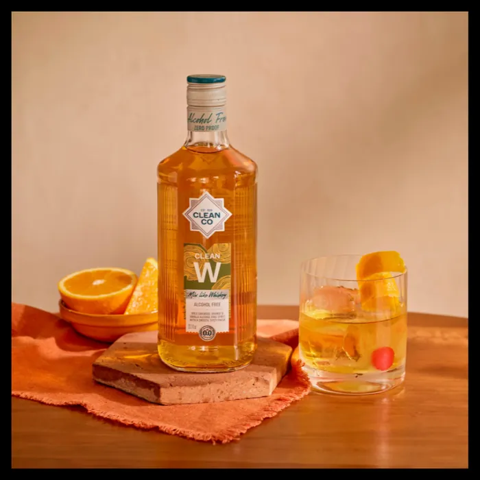 Clean Co non-alcoholic whiskey